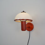 Mushroom Wood Wall Lamp