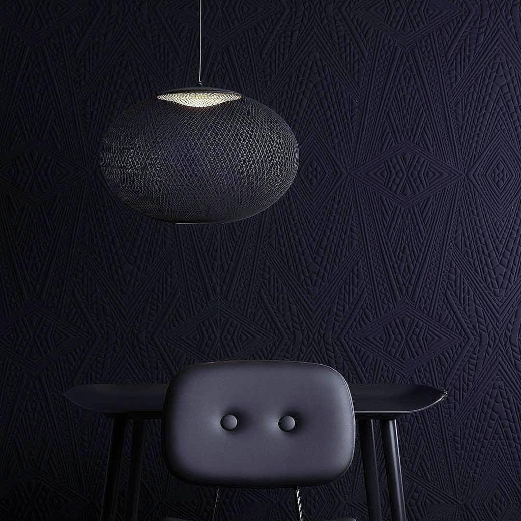 Metallic Meshwork Pendant Lamp