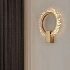 Natural Crystal Wall Lamp