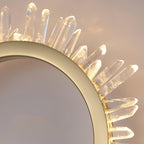 Natural Crystal Wall Lamp