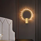 Natural Crystal Wall Lamp
