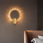 Natural Crystal Wall Lamp