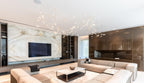 Galaxy Nectar Leaves Meteor Shower Crystal Spiral Chandelier