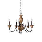 Neddy Wood Chandelier
