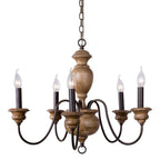 Neddy Wood Chandelier