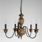 Neddy Wood Chandelier