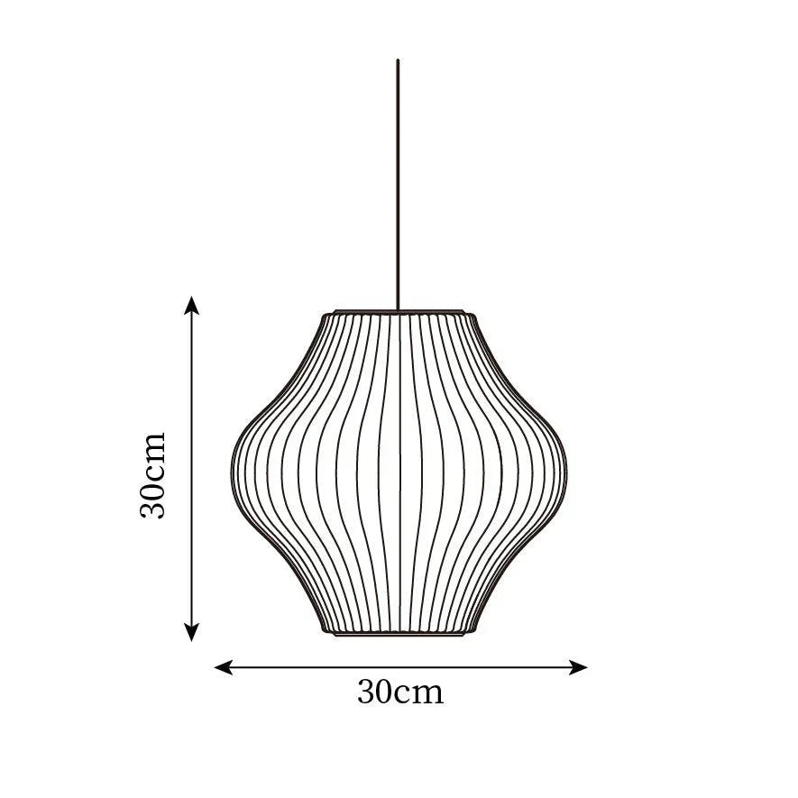 Modern Irregular Bubble Pendant Lamp with Polymer Finish and Steel Structure