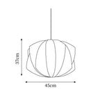 Modern Irregular Bubble Pendant Lamp with Polymer Finish and Steel Structure