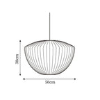 Modern Irregular Bubble Pendant Lamp with Polymer Finish and Steel Structure