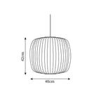 Modern Irregular Bubble Pendant Lamp with Polymer Finish and Steel Structure