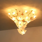 Nenufar Water Lily Branch Chandelier 23.6-Inch31.5"