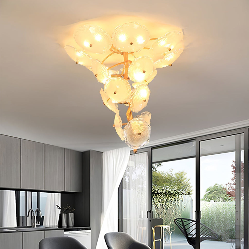 Nenufar Water Lily Branch Chandelier 23.6-Inch31.5"