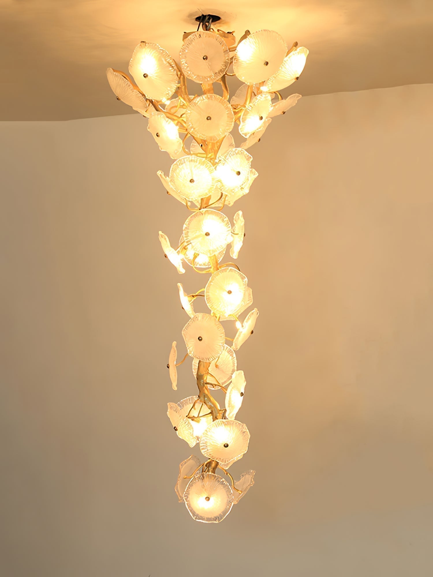 Nenufar Water Lily Branch Chandelier 23.6-Inch31.5"
