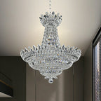 New Empire Style Foyer Ceiling Chandelier Crystal Pendant Light for Living Room Decoration