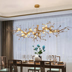 Mona Crystal Flower Branch Chandelier