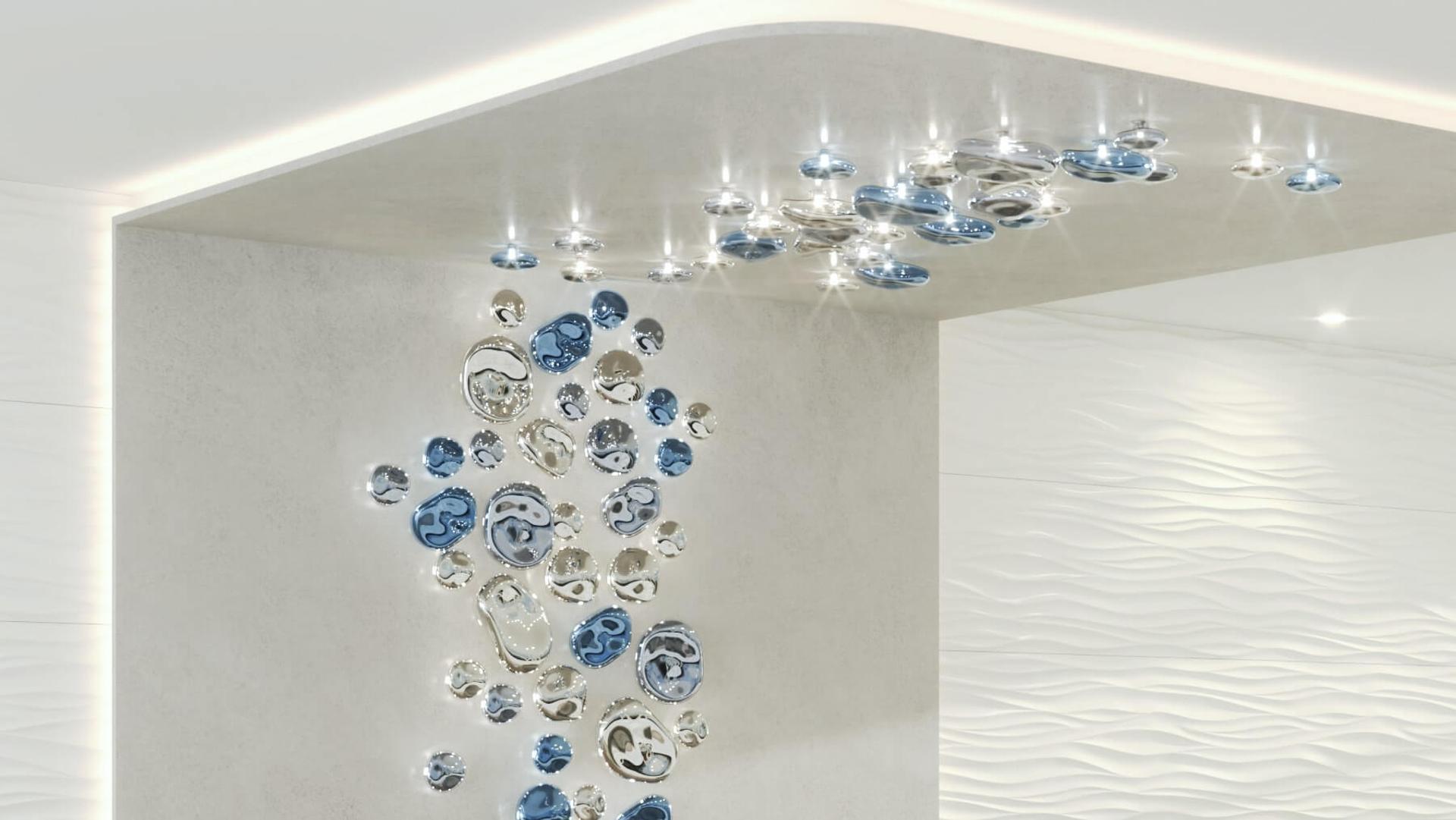 Galaxy Nuggets Crystal Wall Lamp