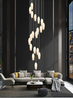 Elegant Flower Chandelier for Foyer / Staircase