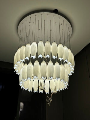 Elegant Flower Chandelier for Foyer / Staircase