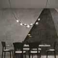 Minimalist Leather Belt Chandelier for Dining / living Room