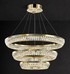 Light Luxury Creative Multi-Layer Shell Crystal Art Chandelier for Living / dining Room