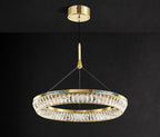 Light Luxury Creative Multi-Layer Shell Crystal Art Chandelier for Living / dining Room
