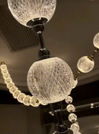 Modern Creative Pearl Necklace Chandelier for Living Room / staircase / foyer / entryway