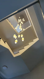 Elegant Flower Chandelier for Foyer / Staircase