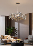New Italian Style Light Luxury Villa Duplex Designer Luxury Crystal Chandelier for Dining / living Room /