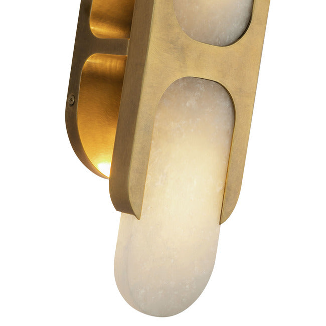 Pillar Alabaster Vanity Light