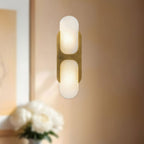 Pillar Alabaster Vanity Light
