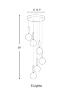 Extra Large Nordic Minimalist Long Pendant Light for Spiral Staircase / high-Ceiling Room