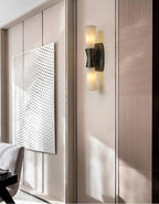 Opal Alabaster Twist Wall Sconce