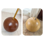 Orbis Wooden Sphere Floor Lamp