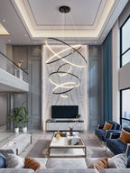 Orrery Rings Chandelier