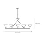 Orsay Linear Chandelier