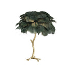 Ostrich Feather Table Lamp