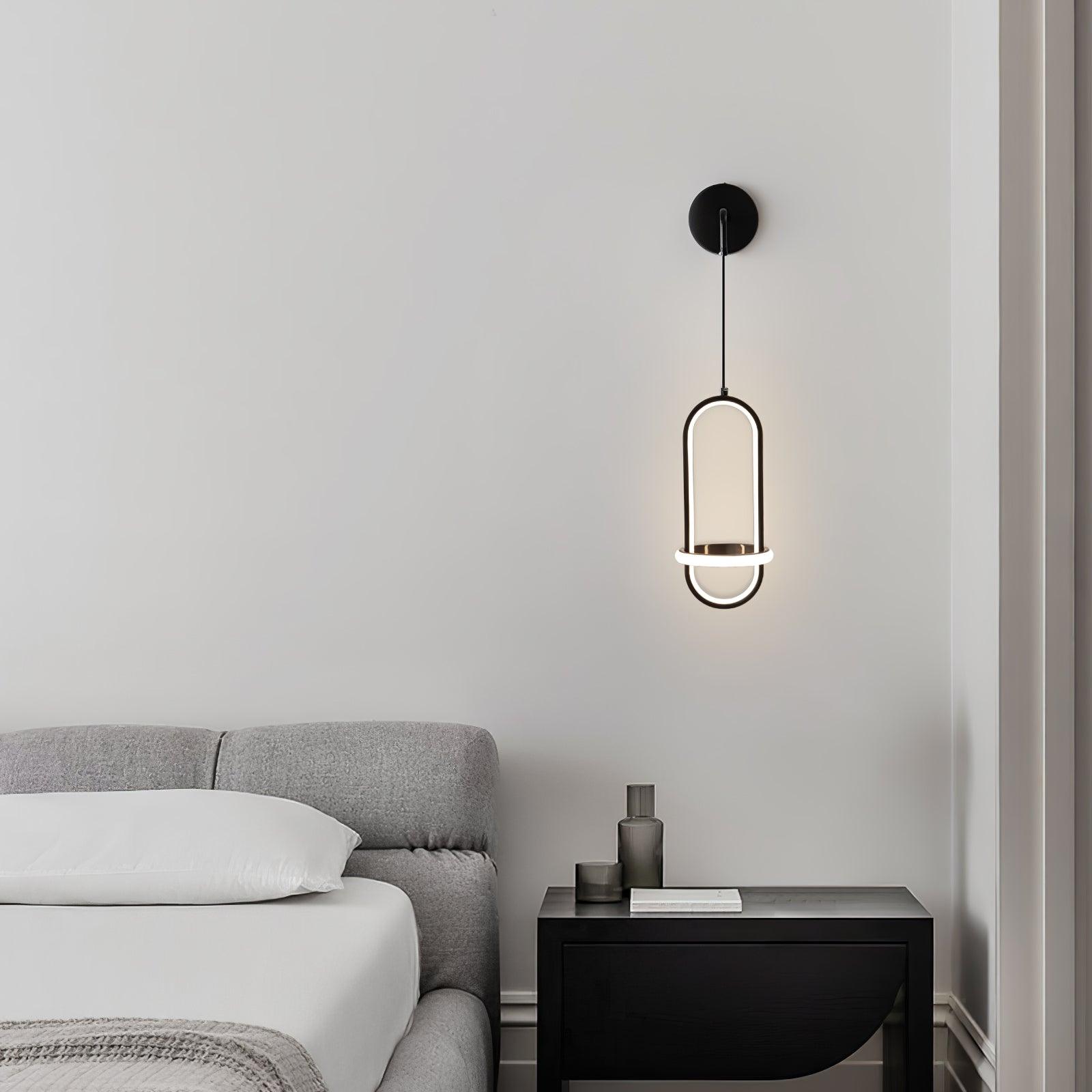 Oval Brass Wall Light
