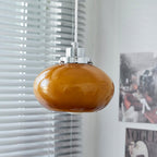 Oval Persimmon Pendant Light