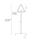 Tyson Desk Lamp PDC03 technical dimension drawing
