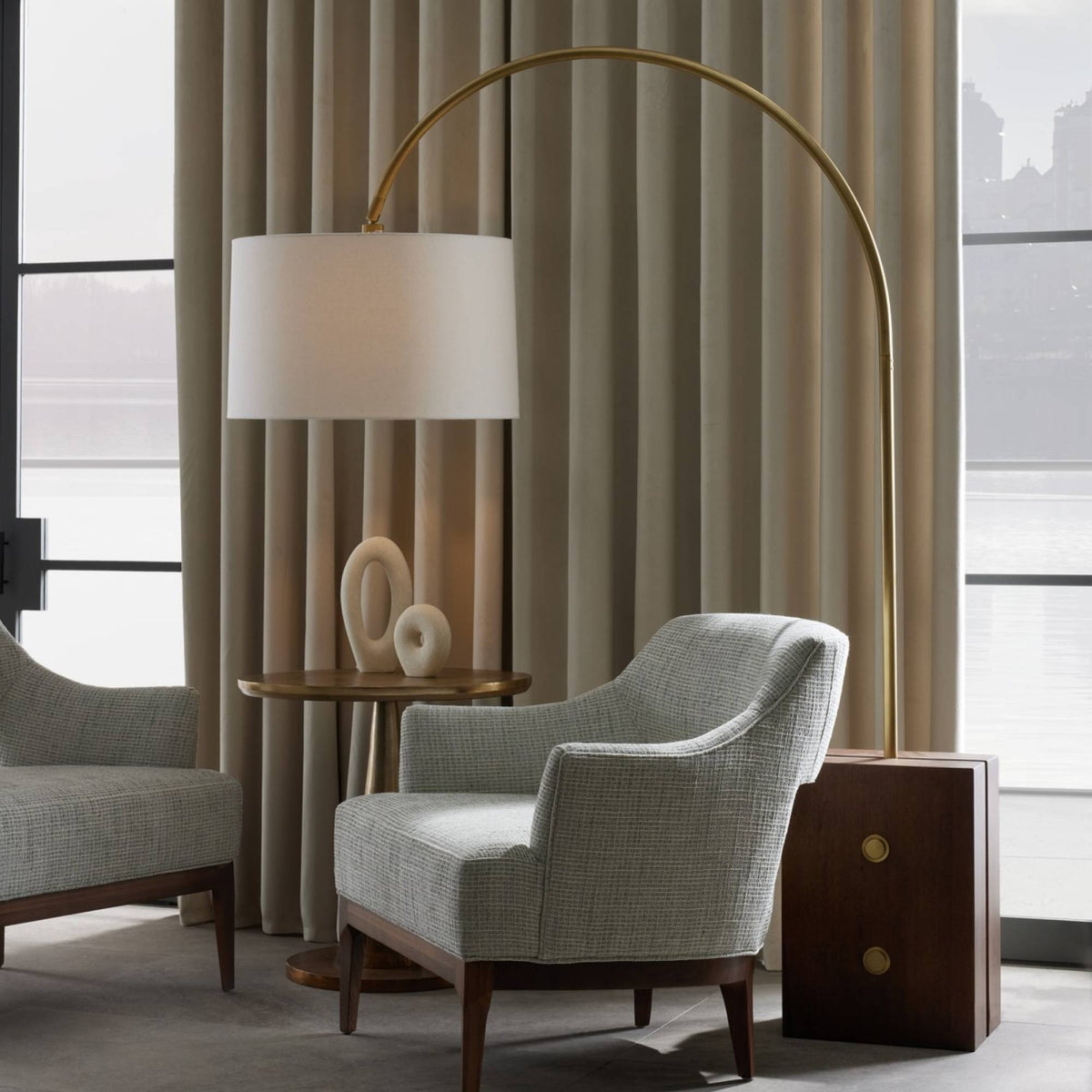 Bali Floor Lamp PFC13-SH034 room scene