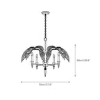 Palm Frond Chandelier