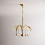 Palm Frond Chandelier