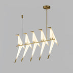 Paper Crane Bird LED Chandelier