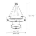 Parallel Ring Chandelier