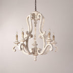 Parrotuncle Wooden Candle Chandelier
