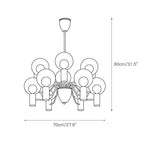 Patricia Glass Chandelier