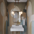 Peaks Alabaster Vanity Pendant