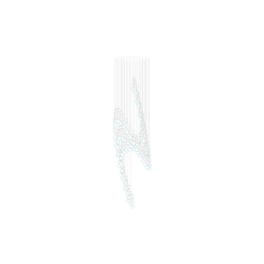 Pearl Curtain Customize Chandelier