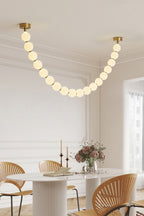 Pearl Necklace Balls Chandelier