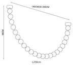 Modern Creative Pearl Necklace Chandelier for Living Room / staircase / foyer / entryway